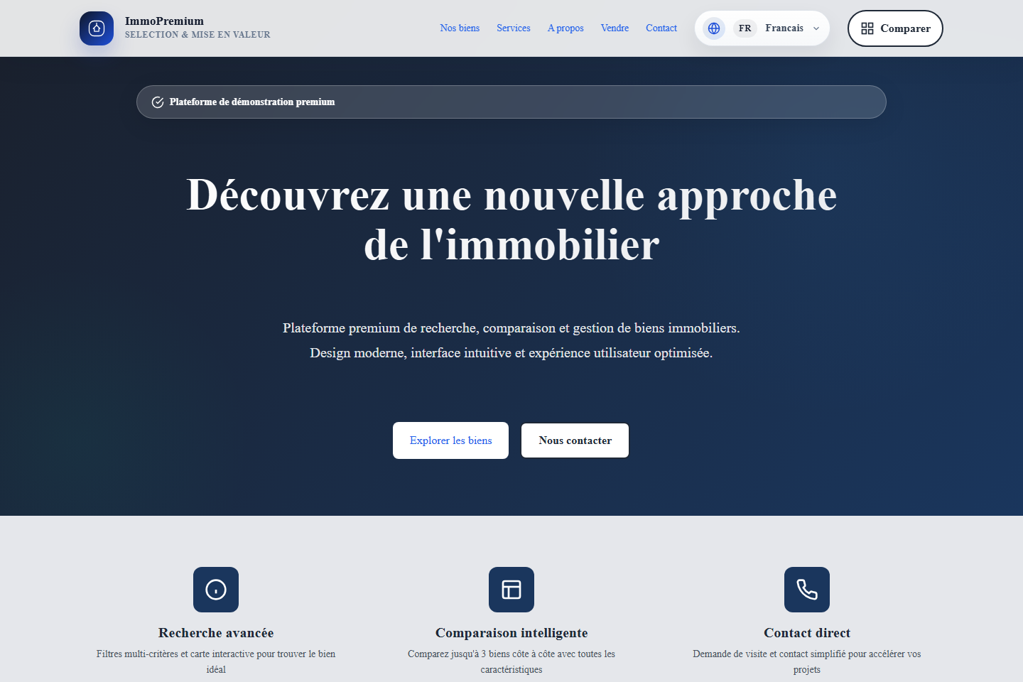 Premium Real Estate Platform